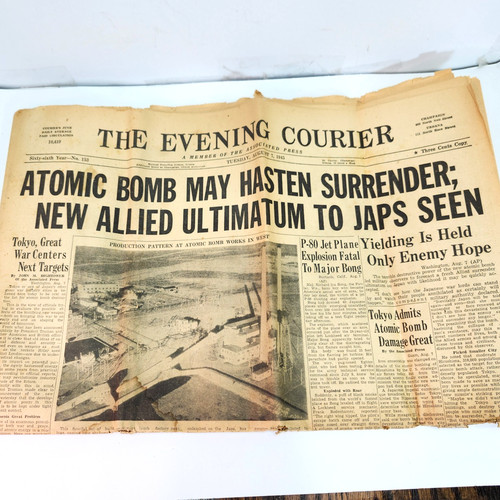 The evening courier august - the,