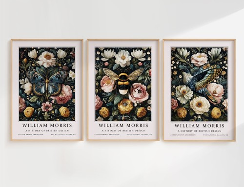 William morris floral dark - william,
