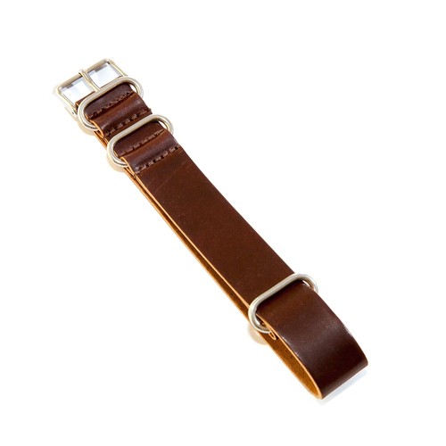 19mm brown horween shell - 19mm,