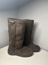 BearPaw Meadow boots in a dark