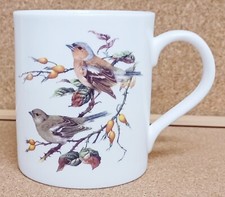 Chaffinch Birds Scene Mug Fine Bone China 400ml Large Balmoral Cup Hand Decor UK