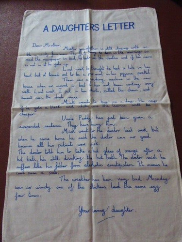 Collectable daughters letter - a,