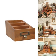 TV DVD Wooden 3 Step Remote Control Holder Storage Tidy Stand Organiser Rack NEW