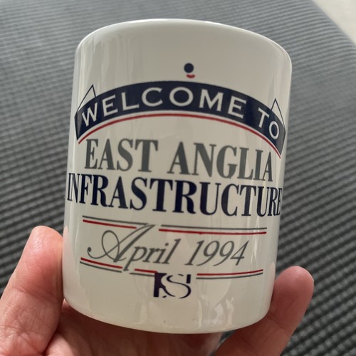 Railtrack east anglia mug - anglia,