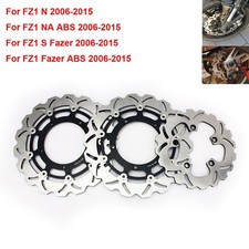 Front Rear Brake Discs Rotors