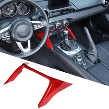 Red Real Carbon Fiber Center