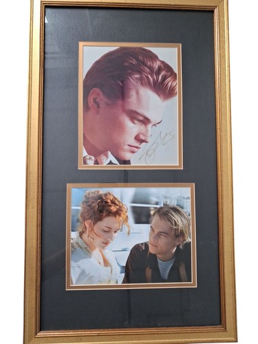 Titanic framed autographed - framed,