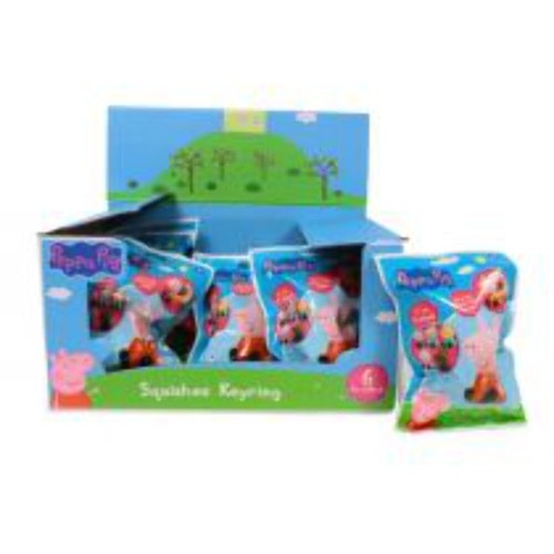 Peppa pig squishee keyring - peppa,
