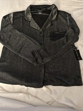 RACHEL ZOE BLACK METALLIC SOFT