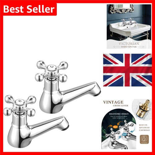 Brass victorian twin basin - brass,