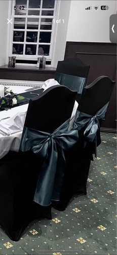Black stretch spandex - spandex, chair