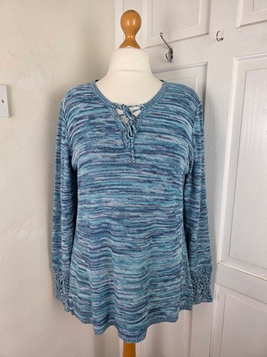 Joe browns blue knit - browns, crochet