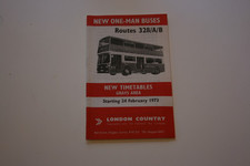 London County Timetable - New