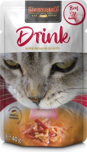 Leonardo cat drink beef 40g - leonardo,