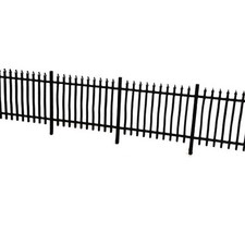 LASER CUT WROUGHT IRON RAILINGS FENCING N GAUGE MODEL RAILWAY - LX011-N