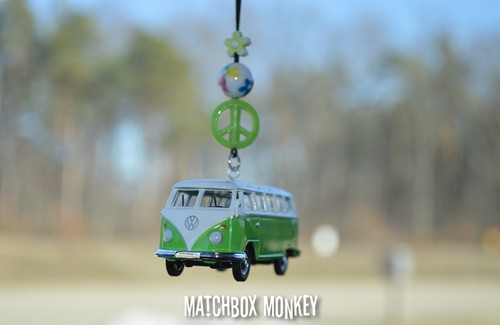 Green volkswagen samba - samba, bus
