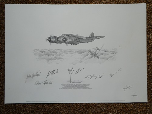 Pencil drawing 219 squadron - pencil,
