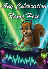 Nai237 squirrel birthday - squirrel, dj