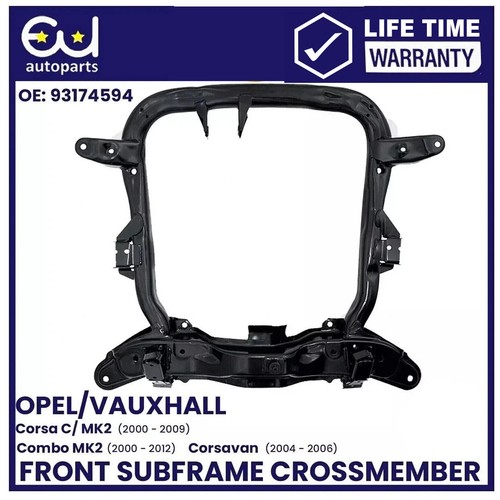 Front subframe crossmember for - front,