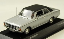 Opel Commodore A Sedan Year 1967-1971, Silver Metallic, Minichamps Model M. 1:43