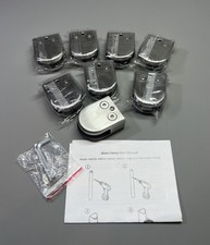 8 x Glass Clamp Stainless Steel 304 Clip Flat Back Bracket For Balustrade 9-10mm