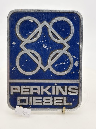 Perkins diesel radiator badge - perkins,