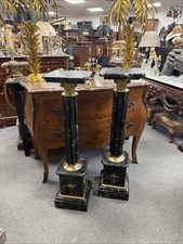 Pair French Empire Dark Green
