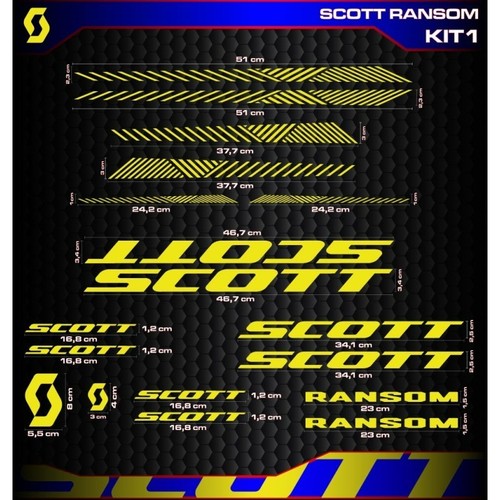 Scott ransom bike frame decal - bike,