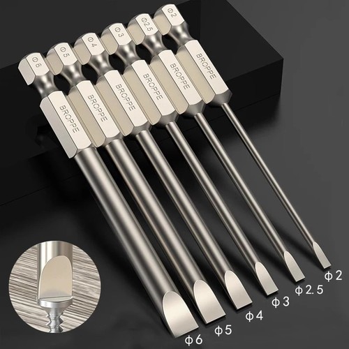 Flat head screwdriver bit set - screwdriver,