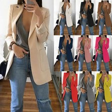 Womens Longline Blazer Suit