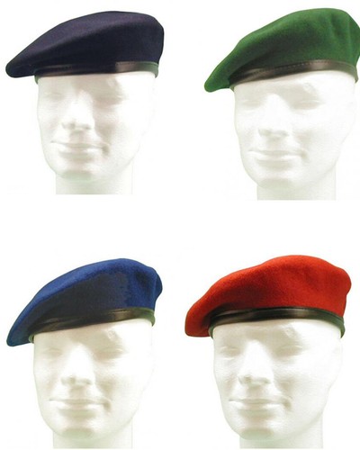 German army surplus beret blue - german,