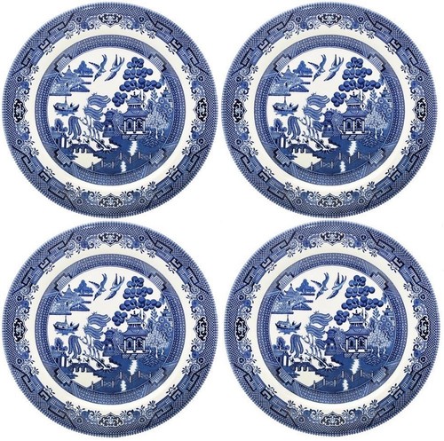 Churchill blue willow china - blue,