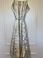 Debut Dress Size 10 Strapless Party Occasion Wedding Mint Green Cream stripes