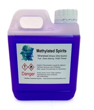 Methylated Spirit 1 Litre Camping Stove Fuel Burners Stain Cleaning -1000ml