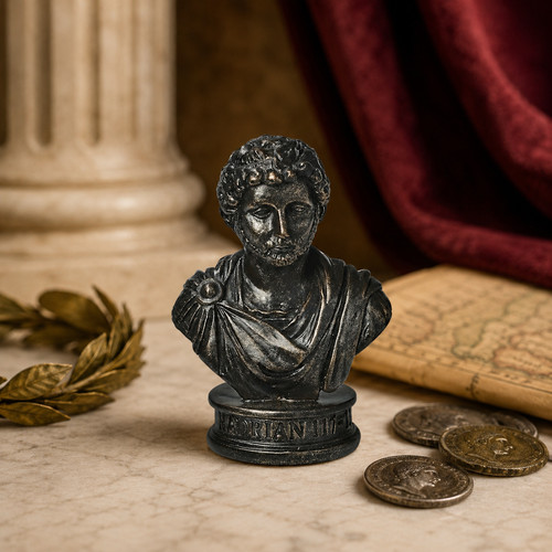 Emperor hadrian bronze - hadrian,
