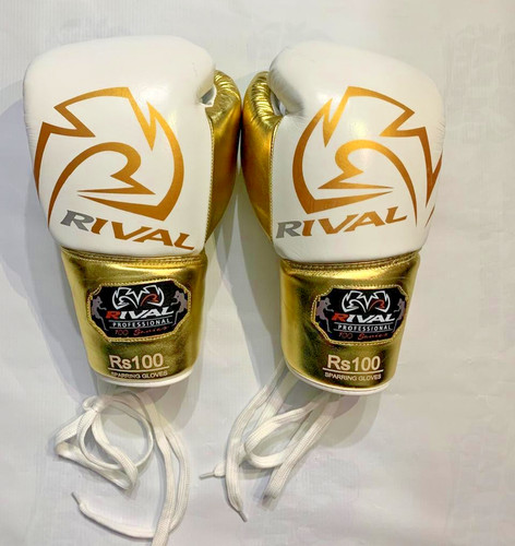 Rival lace boxing gloves - lace,