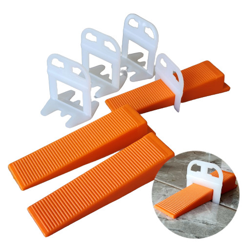 Tile leveling system with - , pull