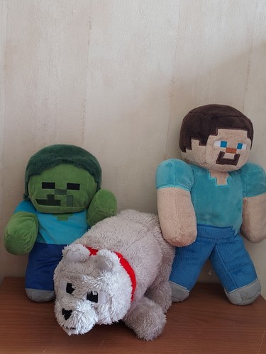 Minecraft plush bundle steve - plush,