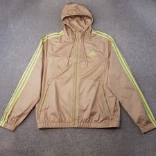 Adidas Mens Jacket Large Brown