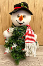 Snowy The Snowman Singing Dancing Performing Christmas Tree 20" Decoration READ