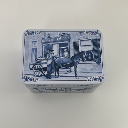 Holland hellema bakery tin box - hellema,