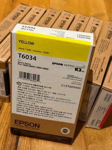 Genuine yellow ink t6034 - yellow,