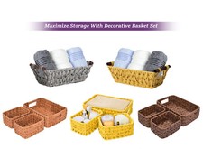 Hand Woven Wicker Storage