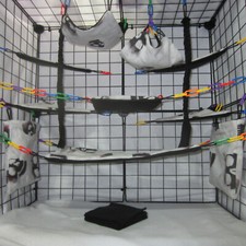 17 pc Sugar Glider Cage Set -