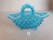 Antique Blue Pearline Pressed