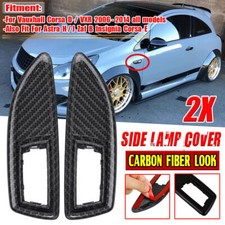 For Vauxhall Corsa VXR D carbon fibre effect side repeater indicator surrounds