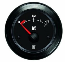 Vetus fuel tank level gauge for boat engine, yacht 12v / 24v - black