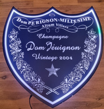 Dom Perignon 60x60cm Handcrafted Plexiglass Two-Sided Light Sign