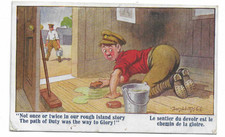 WW1 Comic Postcard by Donald