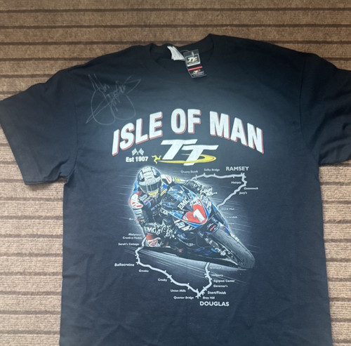 John mcguinness signed t - tt,